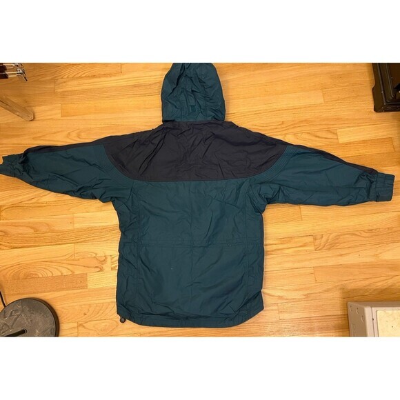 Vintage‎ Columbia Jacket Womens Medium Green Windbreaker Full Zip - Picture 7 of 8